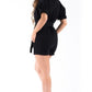Vintage Romper In Black Denim